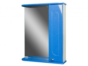 Шкаф зеркало Радуга Синий металлик 50 левый/правый в Тавде - tavda.magazinmebel.ru | фото