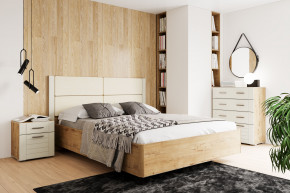 Спальня Livorno Софт Панакота с комодом в Тавде - tavda.magazinmebel.ru | фото - изображение 1
