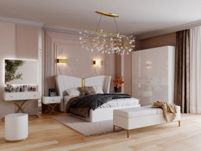 Спальня Рише белый глянец с перламутром в Тавде - tavda.magazinmebel.ru | фото - изображение 1