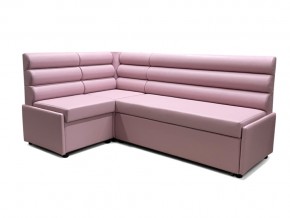 Угловой диван Призма Валики с коробами розовый в Тавде - tavda.magazinmebel.ru | фото - изображение 1
