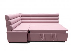 Угловой диван Призма Валики со спальным местом розовый в Тавде - tavda.magazinmebel.ru | фото - изображение 3